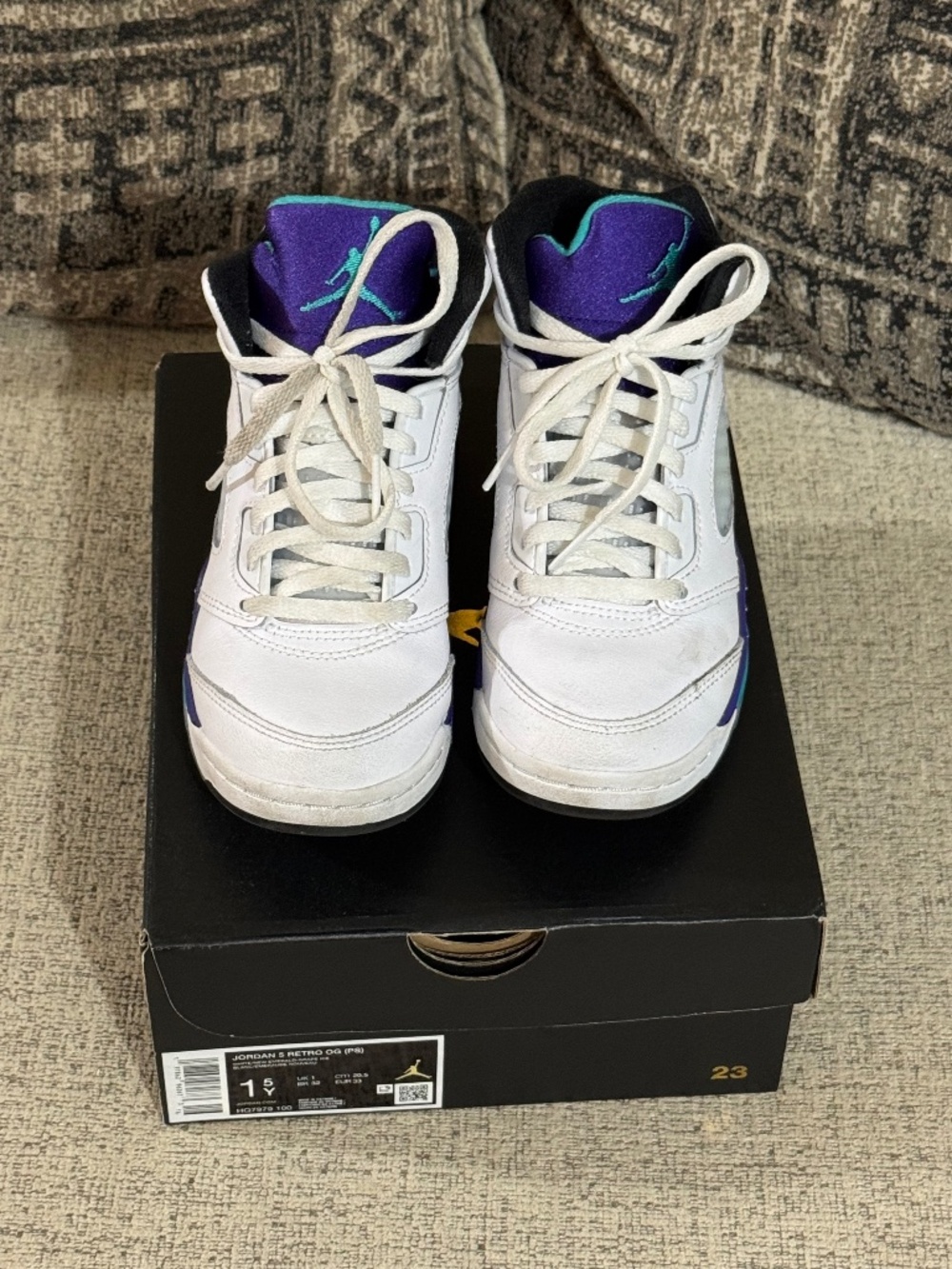Jordan 5 retro “grapes” PS